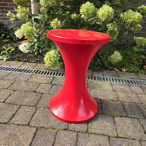 Vintage tam stool - stool, red