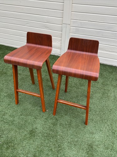Mid century pair teak - mid,