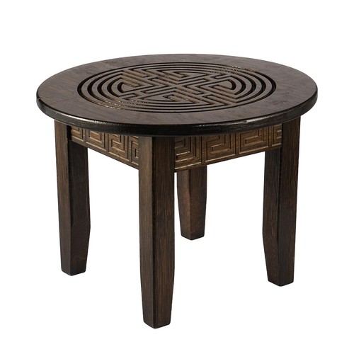 Vintage round garden stool - vintage,
