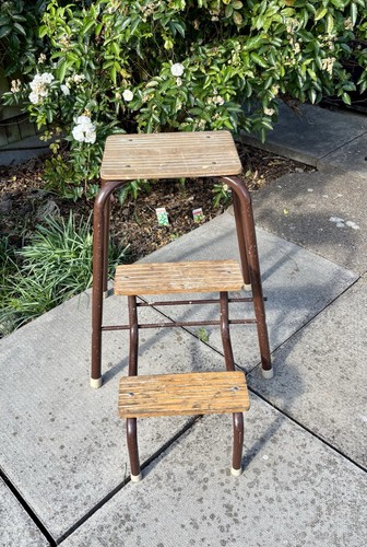Vintage folding metal - vintage,