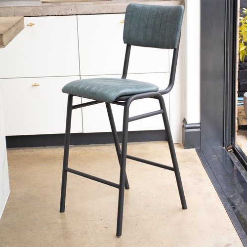 Blue upholstered bar - upholstered,