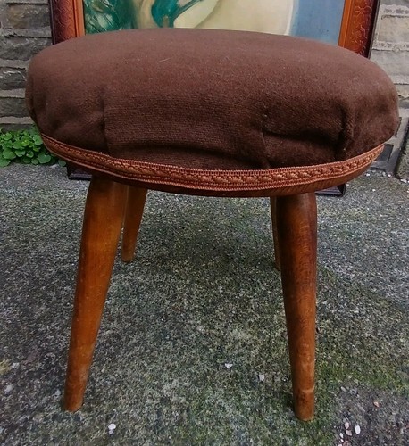 Vintage 1950s stoolette - vintage,