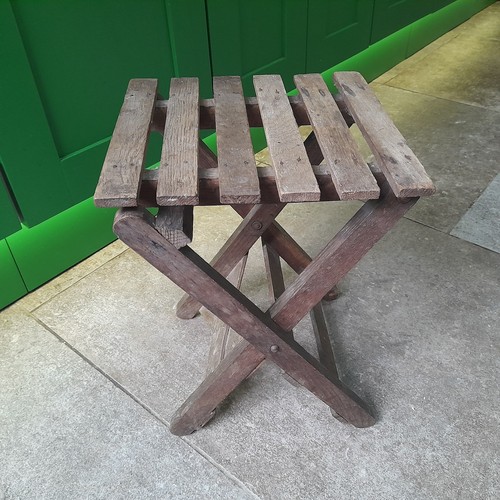 Vintage small wooden slat - vintage,