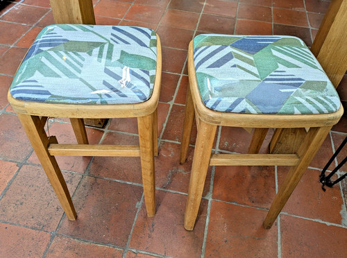Pair wooden vintage - pair, of