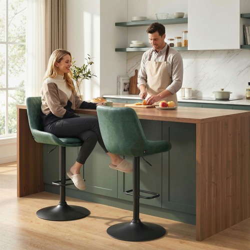 Adjustable bar stools set - adjustable,