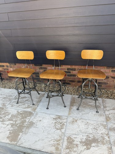 Industrial swivel stool - industrial,
