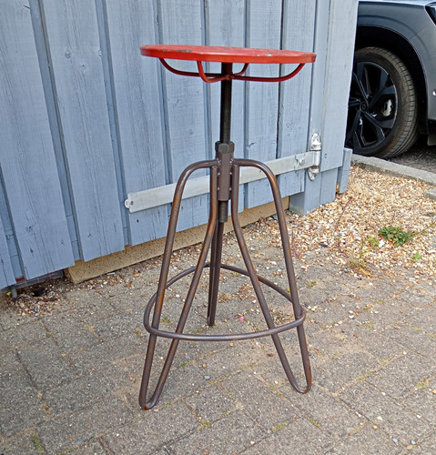 Vintage swivel stool hardly - swivel,