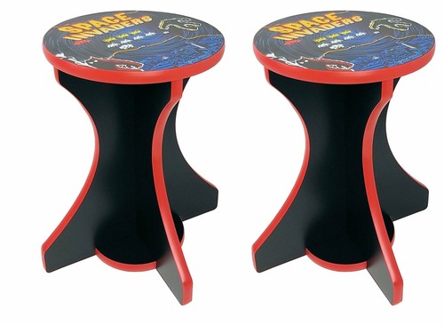 Retro arcade stools space - arcade,